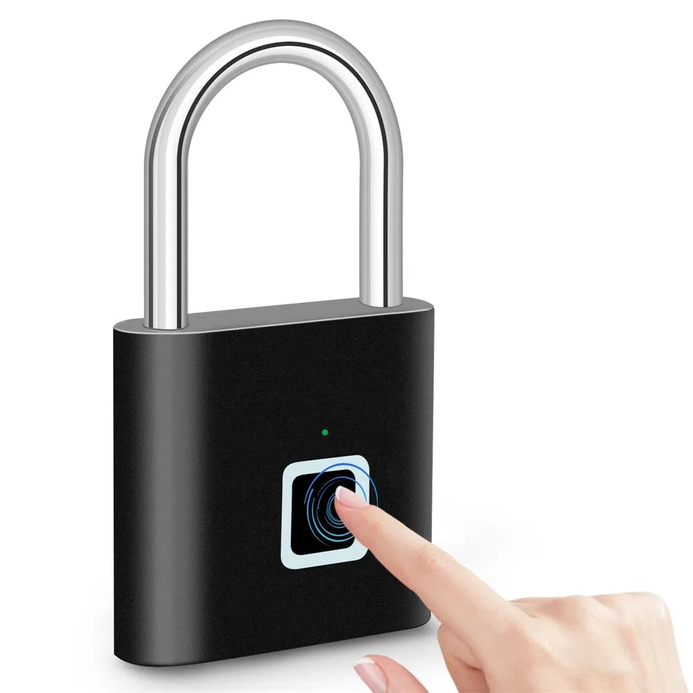 Fingerprint Lock - Smart Lock | Gym Lock | Swimming Pool Lock | Office Locker Lock | School Locker Lock | Highly Secure | No one Else Can Get In